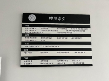 南航实验楼标识